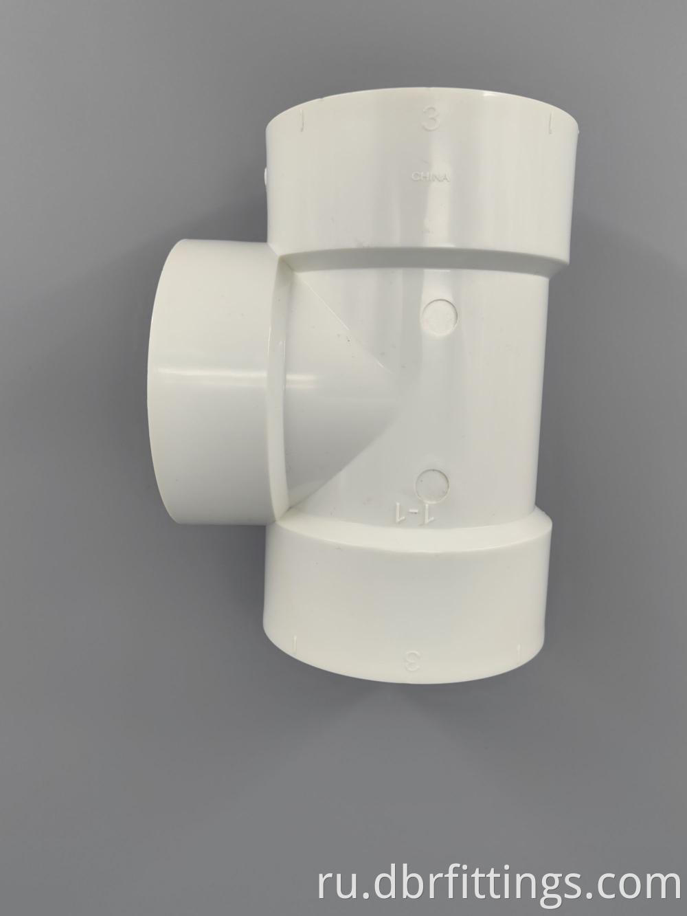 Plumbing projects PVC fittings FLUSH CLEANOUT TEE